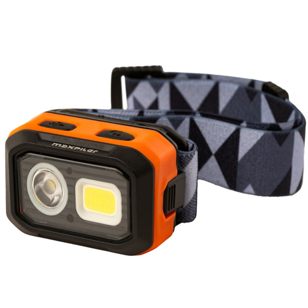 Фонарь налобный аккумуляторный MAXPILER MHF-02 в Екатеринбурге