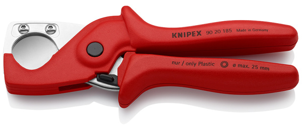 Труборез-ножницы KNIPEX PlastiCut для шлангов и защитных труб (d 25 мм), 185 мм KN-9020185SB в Екатеринбурге 