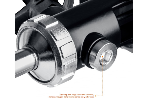 Пистолет для монтажной пены KRAFTOOL GRAND, цельнометаллический корпус, тефлоновое покрытие 06853 в Москве 