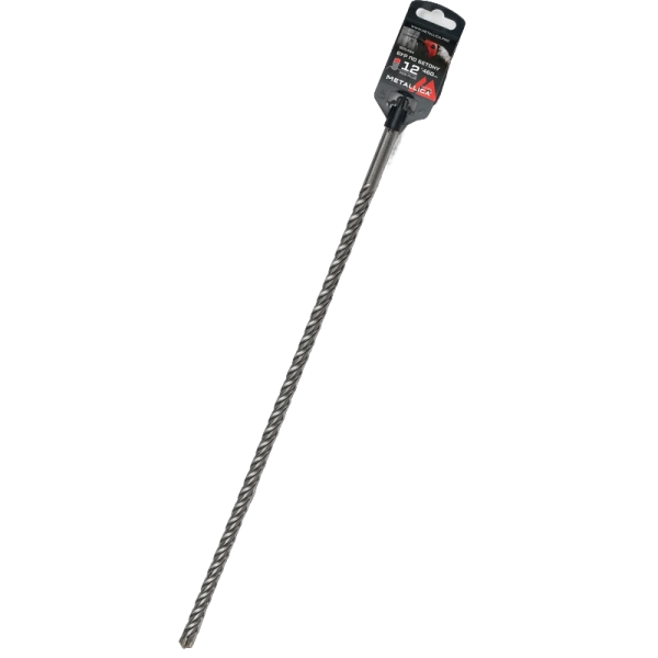 Бур по бетону METALLICA Ultra SDS-plus  12 х460/400 мм, Х-напайка, 4 спирали 905494