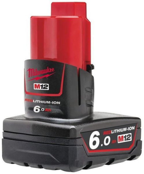 Аккумулятор Milwaukee M12 B6 (6Ач, Li-ion) 4932451395