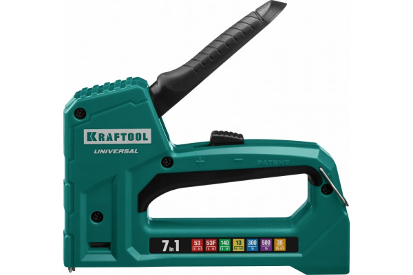 Степлер механический Kraftool 7в1 тип53 (6-14мм.),140 (8-14мм.), 13,53F,36,500  31524 в Москве 