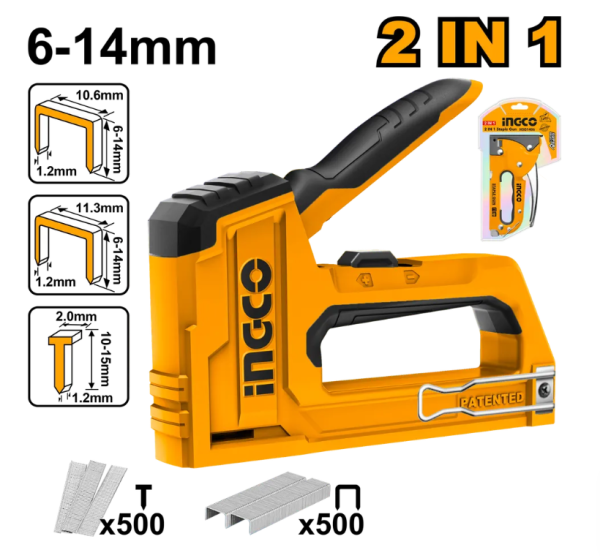 Пистолет для скрепления 2 в 1 INGCO HSG1406 в Москве 