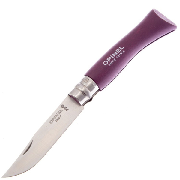 Нож OPINEL Tradition Colored №07 клинок 8см. граб/нерж.сталь фиолетовый 001427