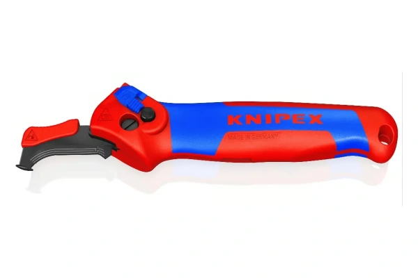 Нож для снятия изоляции KNIPEX с опорным башмаком 145мм  KN-1650145SB