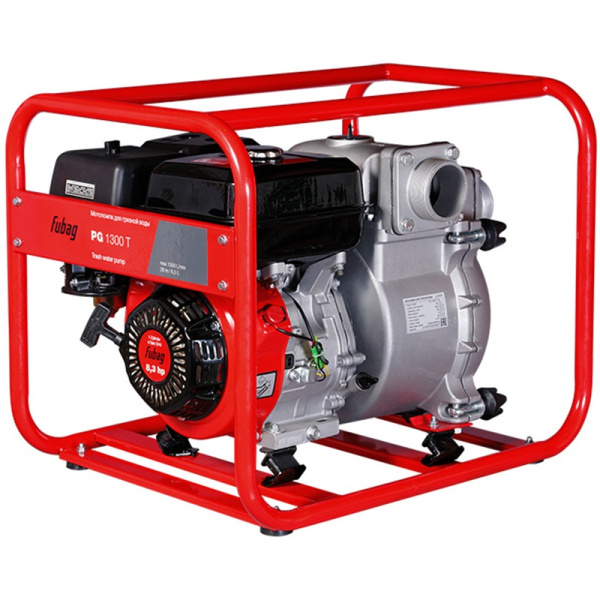 Мотопомпа для сильнозагрязненной воды FUBAG PG 1300T 838247 в Москве