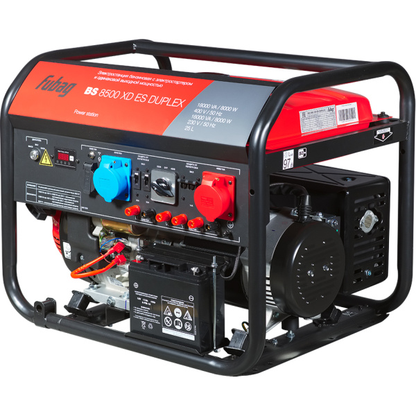 Бензогенератор FUBAG BS 8500 XD ES  DUPLEX  641090 в Москве