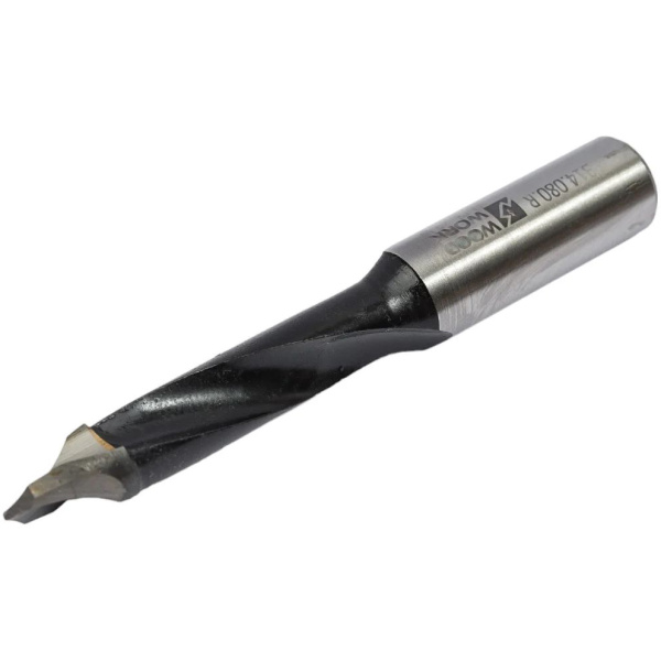 Сверло присадочного станка сквозное 8x70x10 мм для ЛДСП правое WOODWORK 314.080.R в Москве