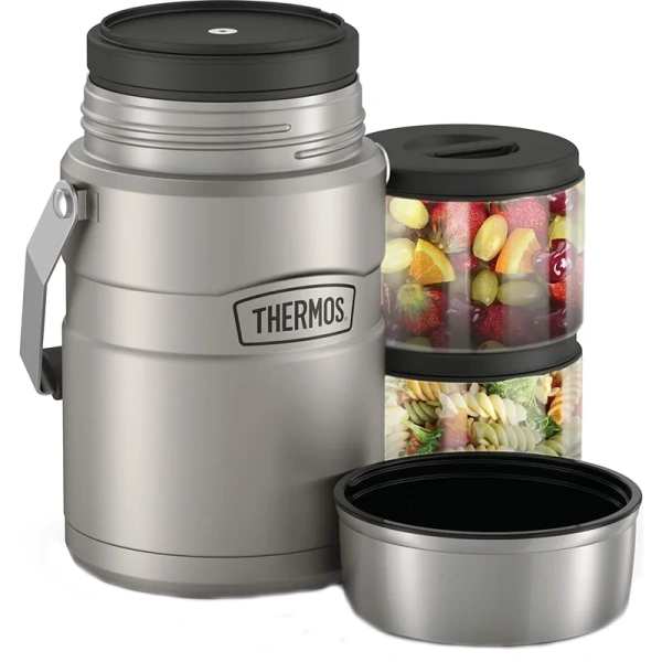Термос из нержавеющей стали с двумя контейнерами  THERMOS SK3030MS 1,39L 491474 в Екатеринбурге 
