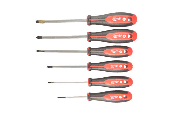 Набор отверток магнитных Milwaukee с трехгранной рукояткой 2 (6шт) 4932471807