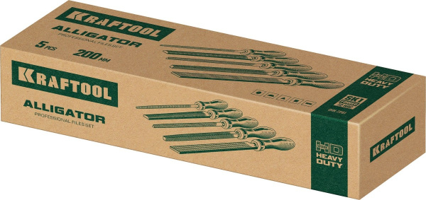 Набор напильников KRAFTOO  ALLIGATOR 200мм.  16905 в Москве 