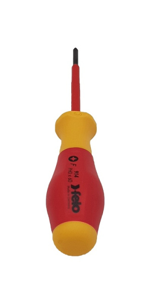 Отвертка диэлектрическая крестовая Felo PH0х60 91400190 в Москве 