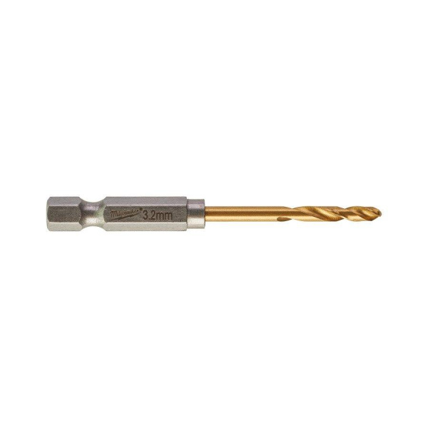 Сверло по металлу Milwaukee RedHEX HSS-G TiN 3мм (2шт)