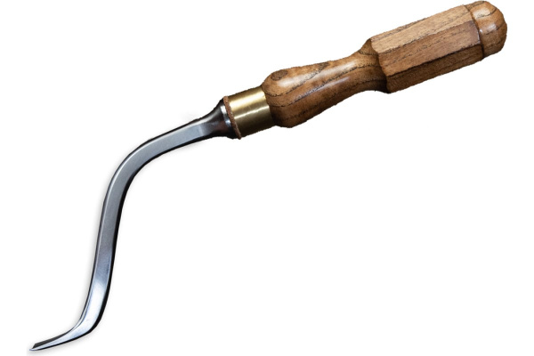 Стамеска для резьбы по дереву ПЕТРОГРАДЪ клюкарза Dog Leg н3 12мм  М00019692