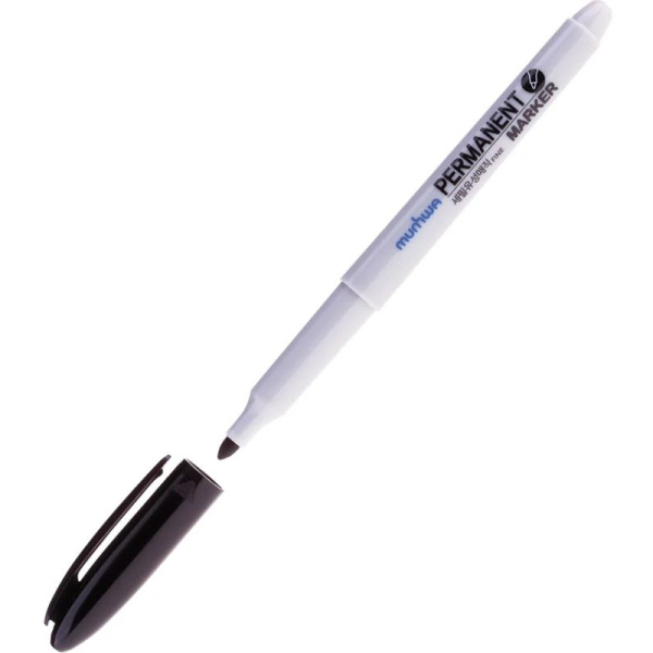 Маркер перманентный MunHwa (черный), пулевидный, 1,5мм  FPM-01 в Москве 