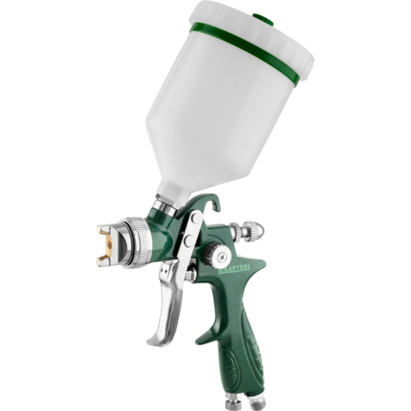 Краскопульт с верхним бачком Kraftool AirKraft HVLP 1.7мм.  06522-1.7 в Москве