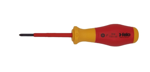 Отвертка диэлектрическая крестовая Felo PZ0х60 91500190