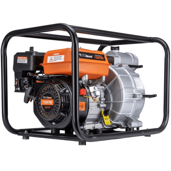 Мотопомпа бензиновая для грязной воды FoxWeld 1350T80 8637 в Москве