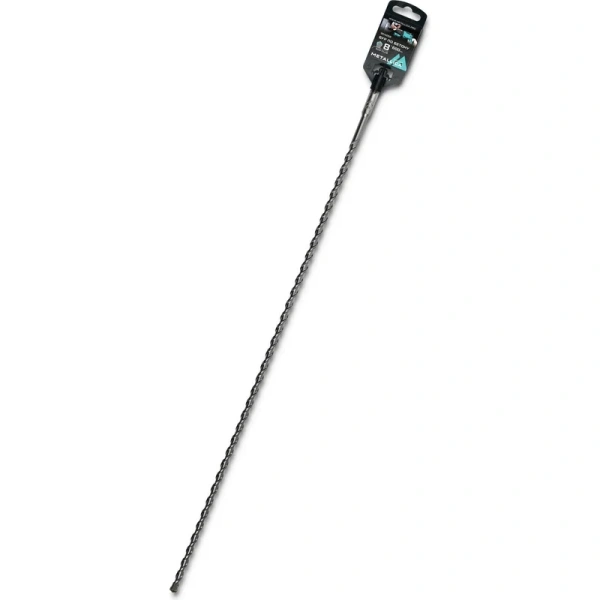 Бур по бетону METALLICA Optima SDS-plus  8х600/550 мм, напайка с центром, 2 спирали 904268 в Москве