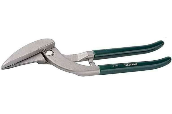 Ножницы по металлу KRAFTOOL цельнокованые, длинный прямой и сквозной рез 23008-30 в Москве 