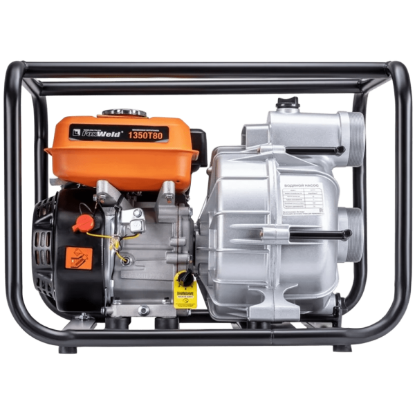 Мотопомпа бензиновая для грязной воды FoxWeld 1350T80 8637 в Москве