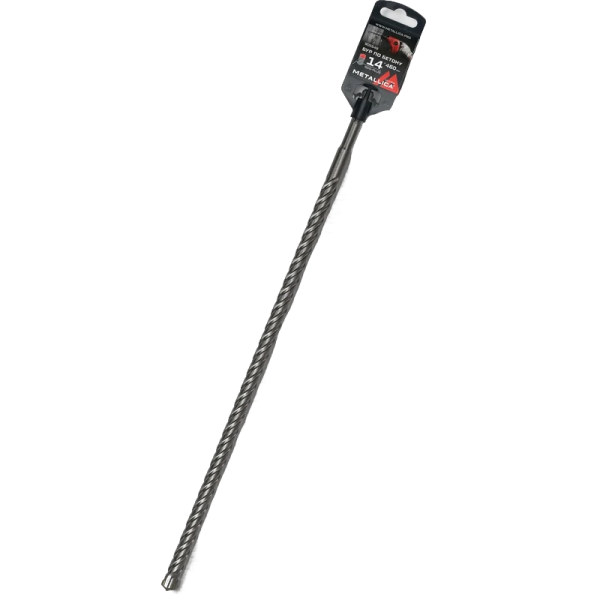 Бур по бетону METALLICA Ultra SDS-plus 14х460/400 мм, Х-напайка, 4 спирали 905548