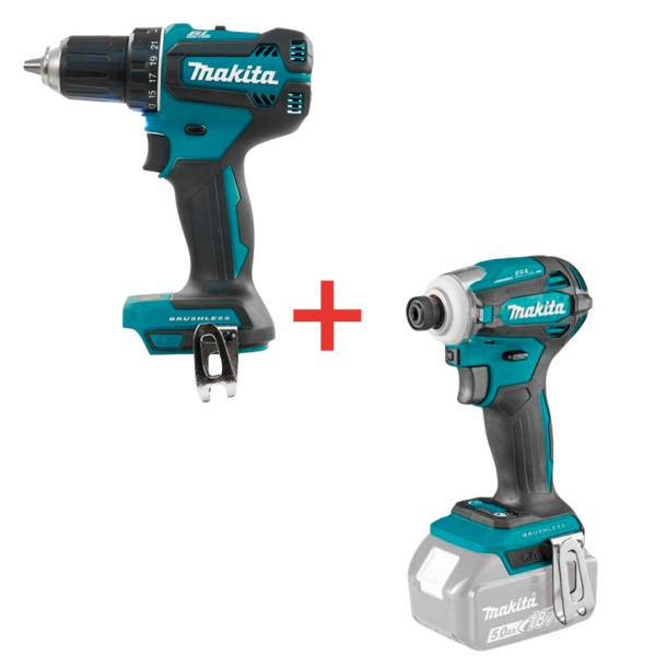 Набор инструмента Makita  PT1323 (DDF485Z+DTD172Z)