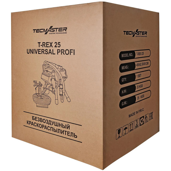 Агрегат окрасочный TECMASTER T-REX 25 UNIVERSAL PROFI поршневой 2002325-KBL50 в Екатеринбурге