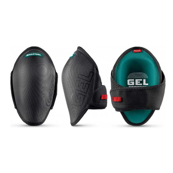 Наколенники защитные "Kraftool" STABIL эргономичные, гелевая вставка, воздухопроницаемые 11516 в Москве