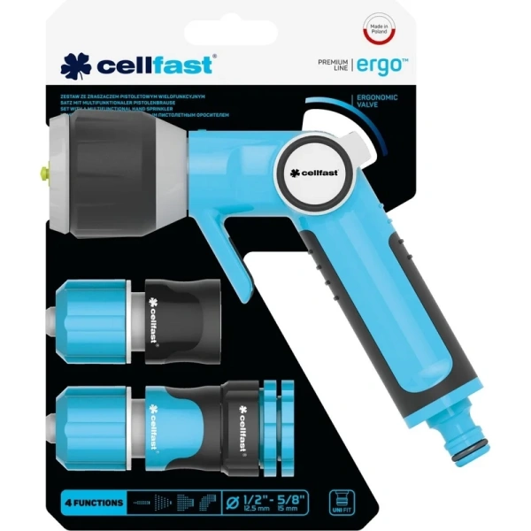 Комплект CELLFAST ERGO с многофункциональным пистолетным оросителем 53-530 в Москве