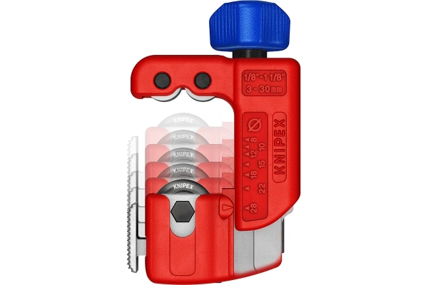 Труборез мини для цветных металлов и нержавеющей стали KNIPEX d.3-30мм., 2мм  KN-903101 в Москве 