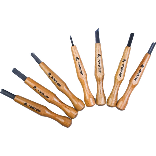 Набор резцов японских Chokokuto Power Grip, 7штук М00010266 в Москве 