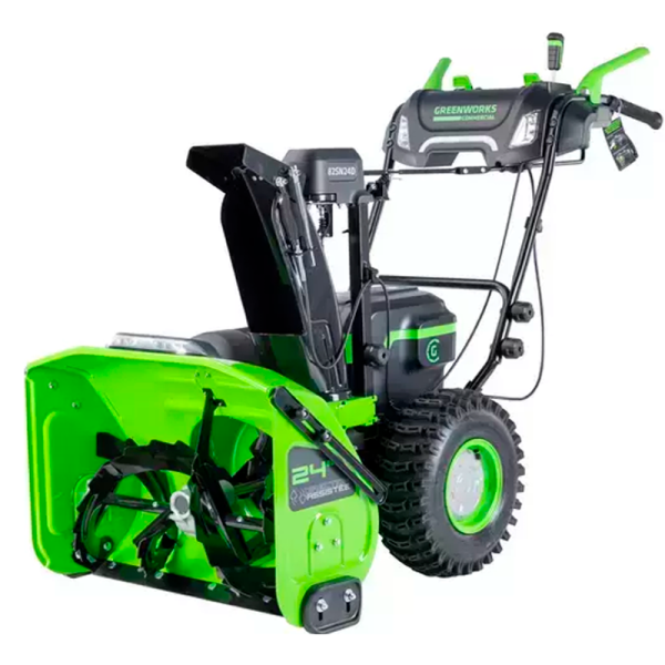 Снегоуборщик аккумуляторный Greenworks GD82ST56, 82V, 61 см, самоходный, бесщеточный, без АКБ и ЗУ