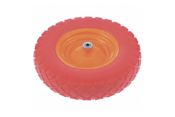 Колесо полиуретановое VicArt d.380х16/20мм. PU4.80/4.00х80 D16/20 в Москве