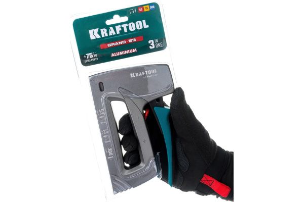 Степлер механический Kraftool тип 53, 13 алюминиевый корпус  3193 в Москве 