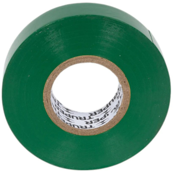 Изолента Truper акрил, 18м. ширина 19мм зеленая M-33V 12502 в Москве
