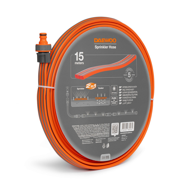 Шланг-дождеватель Sprinkler 15m DWH 1115 DAEWOO в Москве