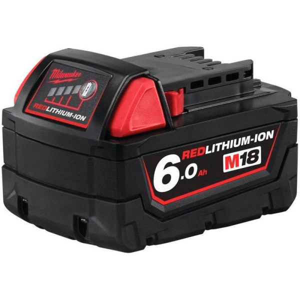 Аккумулятор Milwaukee M18 B6 (6Ач, Li-ion) 4932451244