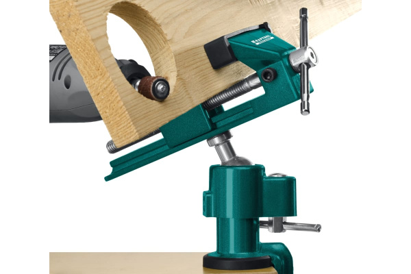 Тиски шарнирно-поворотные KRAFTOOL PRECISION 75 мм. рабочий ход губок 75мм.  32711-75 в Москве