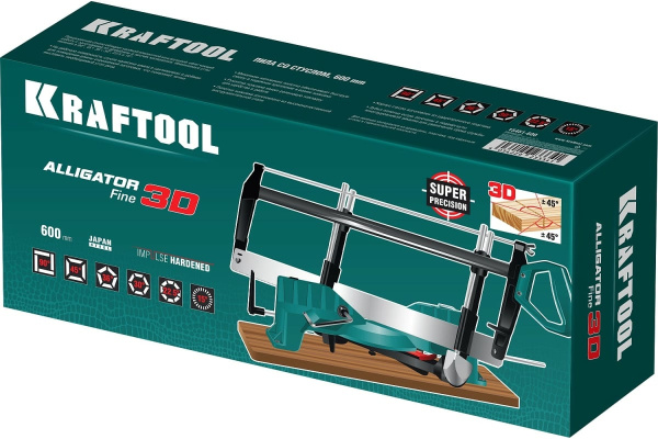 Стусло KRAFTOOL Alligator 3D 600мм., прецизионное поворотно-наклонное  15451-600 в Екатеринбурге 
