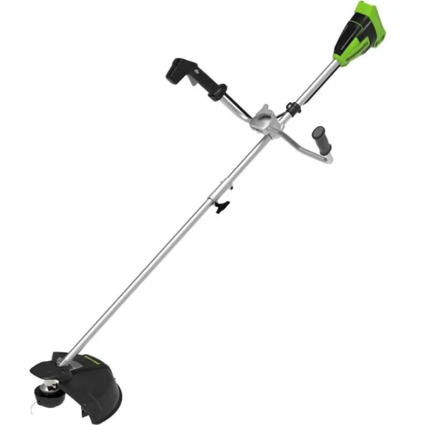 Триммер б/щ Greenworks 40В вело ручка АКБ 5Ач+ ЗУ 2105707UG в Москве