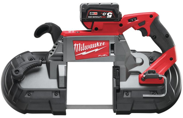 Акк. ленточная пила Milwaukee M18 CBS125-502C FUEL (Li-Ion5Ач)