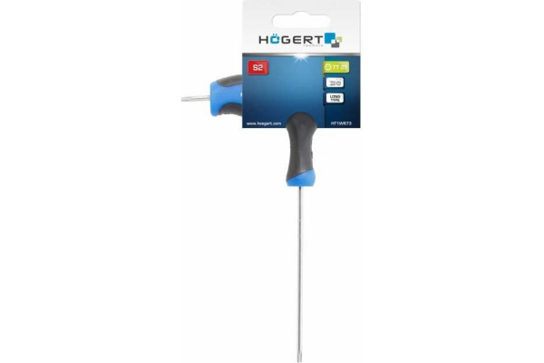 Ключ HOEGERT  torx security типа "Т", длинный TT27 HT1W873