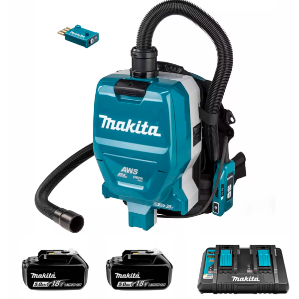 Аккумуляторный ранцевый пылесос MAKITA DVC265ZXU PT896 в Москве