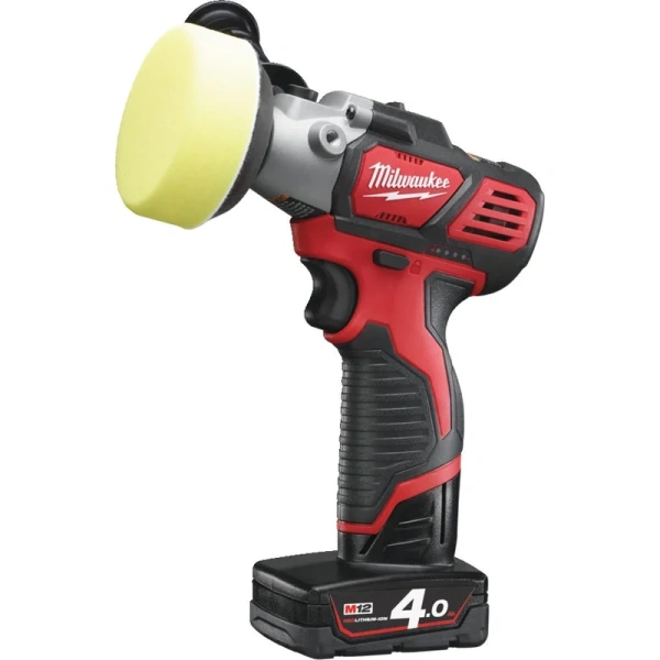 Аккумуляторная полировальная машина Milwaukee M12 BPS-421X (Li-Ion4Ач/2Ач)