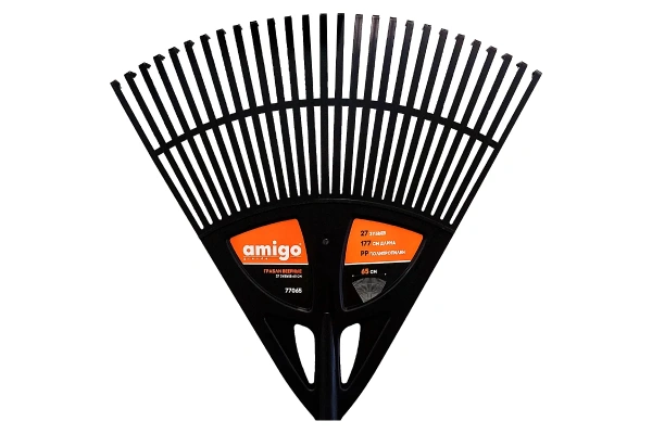 Грабли веерные пластиковые AMIGO  77065 в Москве 