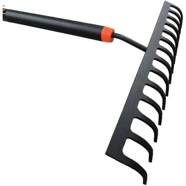 Грабли FINLAND стальные 360х1550 мм, 14 зубьев, алюминиевый черенок 2335 в Москве 