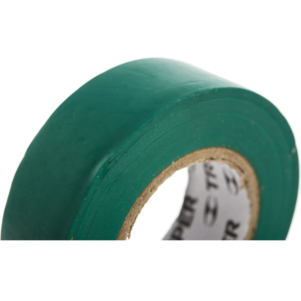 Изолента Truper акрил, 9м. ширина 19мм зеленая M-22V 13511 в Москве