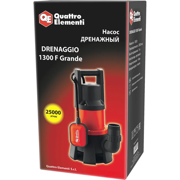 Погружной дренажный насос ERGUS Drenaggio 1300F Inox 241-819 в Москве