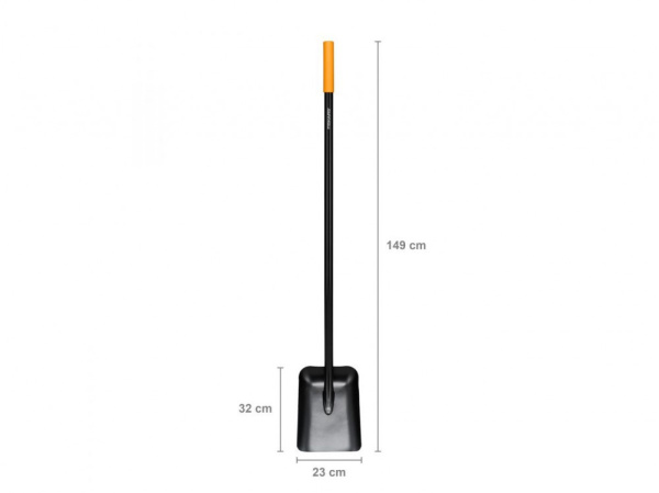 Лопата Fiskars совковая с ручкой Solid  1066720 в Москве 